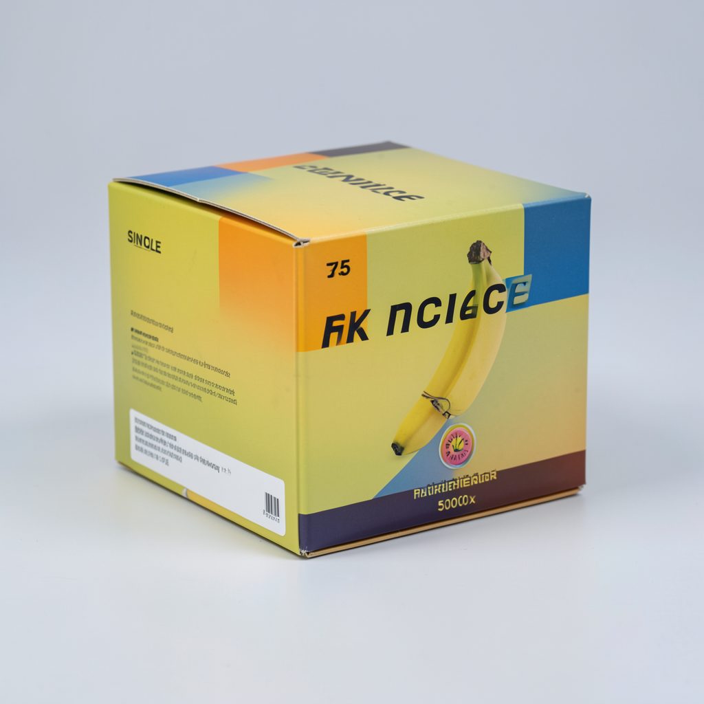 IGNITE V15 disposable vape device in Banana Ice flavor packaging